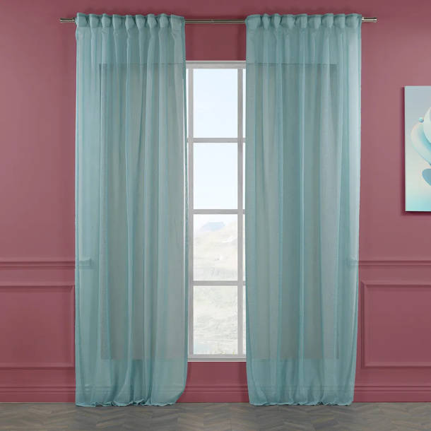 Lilijan Home & Curtain Extra Wide & Extra Long Sheer Curtain Panels & Reviews Wayfair